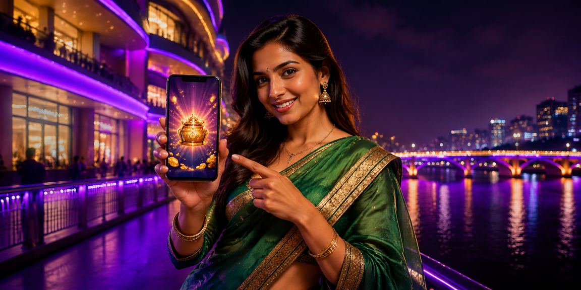 Lottery near riverfront in Ahmedabad with digital mobile apps